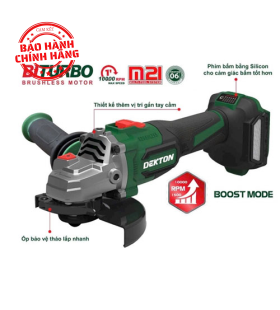 Thân máy mài góc dùng pin 21V Dekton M21-AG100PROMAX / M21-AG100XPLUS